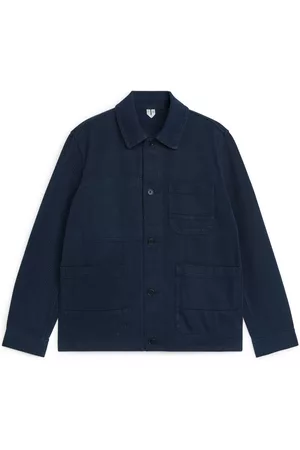 ARKET Overdyed Twill Overshirt - Blue
