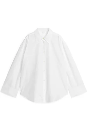 ARKET Relaxed Poplin Shirt - White
