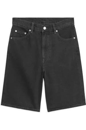 ARKET Dames Shorts - Non-Stretch Denim Shorts - Grey