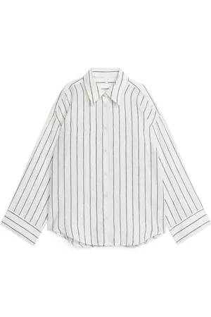 ARKET Linnen Overhemden - Linen Shirt - White