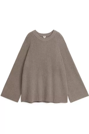 ARKET Cotton Blend Jumper - Brown