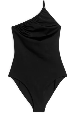 ARKET One-Shoulder Swimsuit - Black