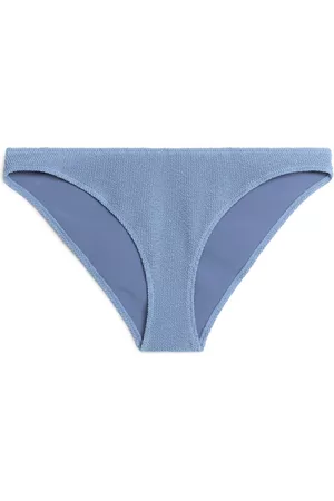 ARKET Crinkle Bikini Bottom - Blue