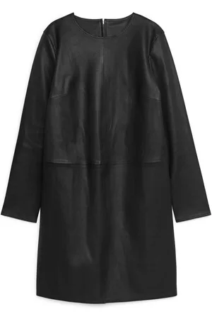 ARKET Leather Dress - Black