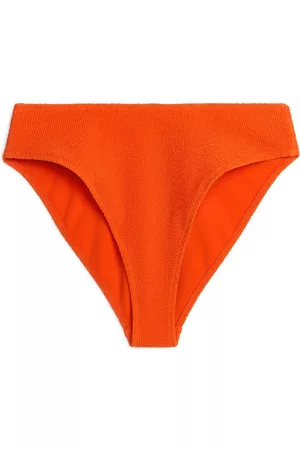 ARKET Crinkle Bikini Bottom - Orange