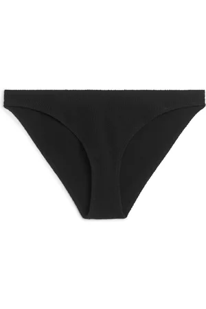 ARKET Crinkle Bikini Bottom - Black