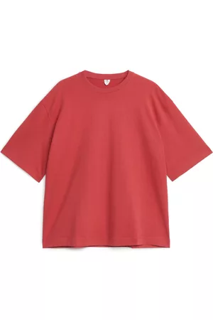 ARKET Oversized Lightweight T-Shirt - Red
