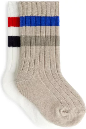 ARKET Sokken - Ribbed Baby Socks - Blue