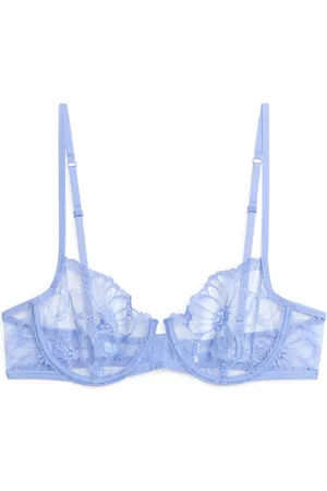 ARKET Dames Bh's - Lace Wire Bra - Blue