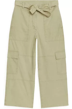 ARKET Belted Utility Trousers - Green