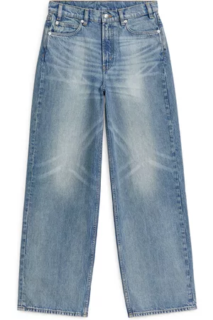 ARKET Dames Bootcut - MAPLE Wide Jeans - Blue