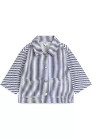 ARKET T-shirts - Cotton Twill Overshirt - Blue