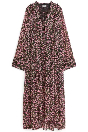 ARKET Lange jurken - Floral Maxi Dress - Pink