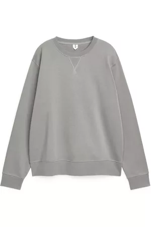 ARKET Heren Sweaters - French Terry Sweatshirt - Grey