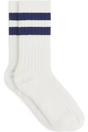ARKET Dames Gebreide jurken - Rib Knit Socks Set of 2 - Blue