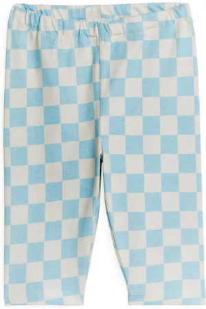 ARKET Broeken - Relaxed Jersey Trousers - Blue