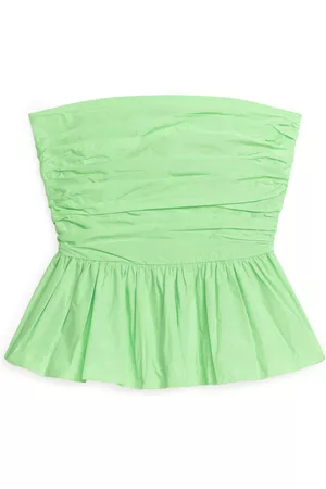 ARKET Dames Bustiers - Ruched Bustier - Green