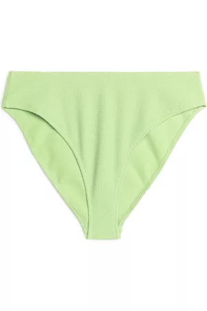 ARKET Dames Bikini's - Crinkle Bikini Bottom - Green