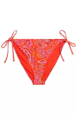 ARKET Dames Bikini's - Tie Tanga Bikini Bottom - Orange