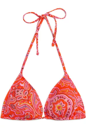 ARKET Dames Bikini's - Triangle Bikini Top - Orange