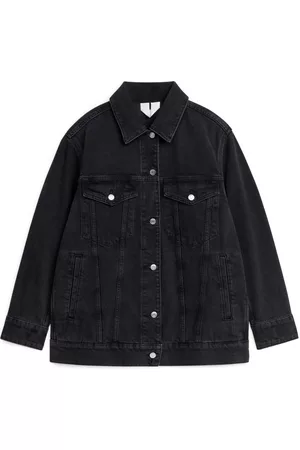 ARKET Dames Korte jassen - Oversized Denim Jacket - Black