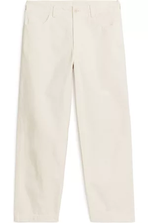 ARKET Heren Broeken - Cotton Trousers - Beige