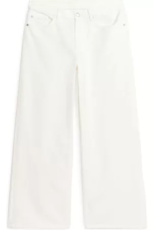ARKET Dames Low Waisted Jeans - CLOUD Low Loose Jeans - White