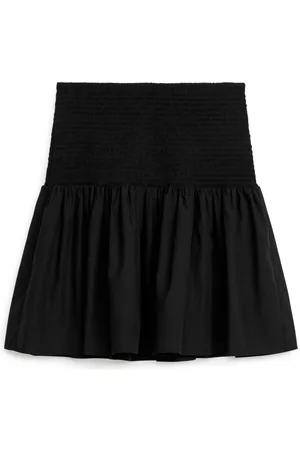 ARKET Dames Korte rokken - Mini Smock Skirt - Black