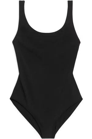 ARKET Dames Badpakken - Matte Swimsuit - Black