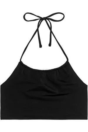 ARKET Dames Haltertops - Halterneck Bikini Top - Black