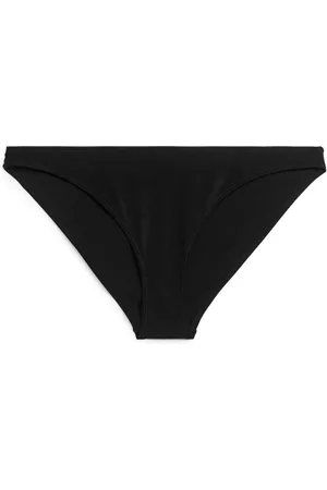 ARKET Dames Bikini's - Low Waist Shiny Bikini Bottom - Black