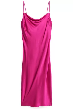 ARKET Dames Ondergoed - Midi Slip Dress - Pink