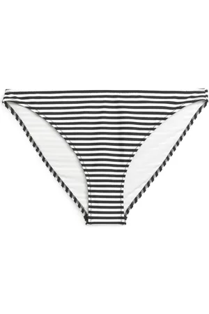 ARKET Dames Bikini's - Mid Waist Bikini Bottom - Beige