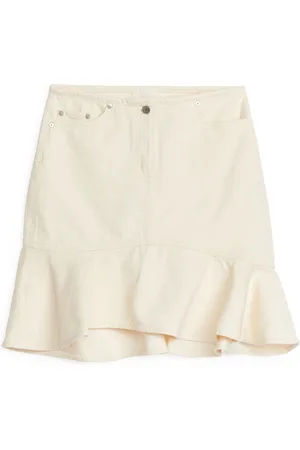 Witte jeansrok online dames