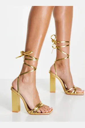 Public Desire Amira block heel sandals in