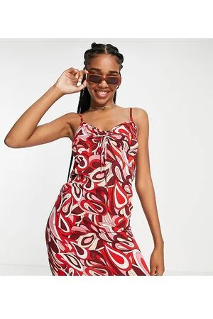 Urban Threads Mini shift dress in swirl print