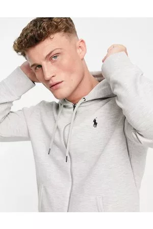 Ralph Lauren Player logo zip up hoodie in