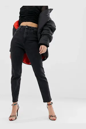 Stradivarius Cotton slim mom jean with stretch in