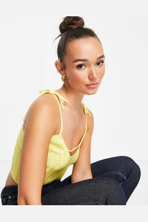 NA-KD X Elin Warnqvist ribbed crop top in