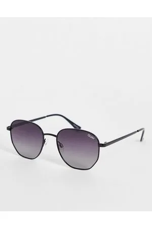 Quay Australia Quay Big Time round sunglasses with polarised lens in