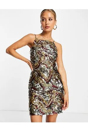 French Connection Cami mini dress in all over sequin