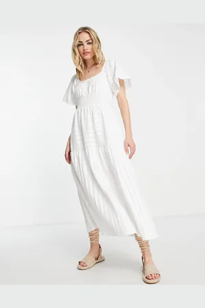 River Island Broidery lace midi dress in