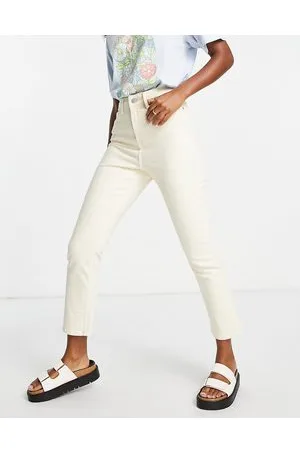Miss Selfridge Straight leg jeans in stone