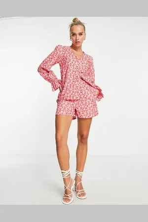 Never Fully Dressed Embroidered shorts co-ord in star