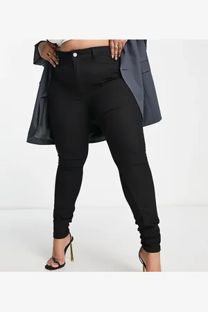 VILA High waisted jean leggings in