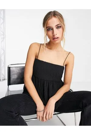 Envii Peplum cami top in embossed floral