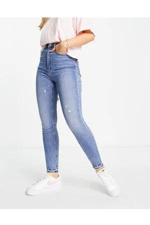 Stradivarius Super high waist skinny jean in medium