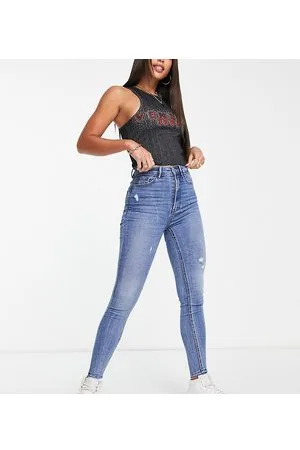 Stradivarius Tall super high waist skinny jean in medium