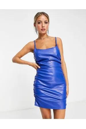4th & Reckless Leather look strappy mini dress co-ord in