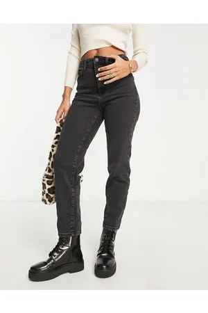 Stradivarius Cotton slim mom jean with stretch in